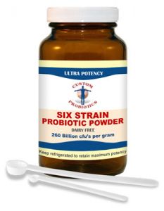 Custom Probiotics Six Strain Probiotic Powder 50 gram